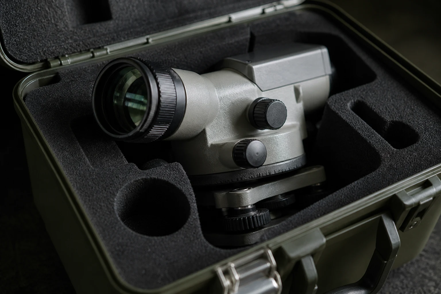 Precision equipment calls for care in packing and transport.